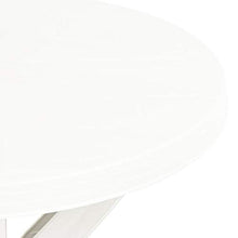 SKM Tavolo da Bistrot Bianco ?70 cm in Plastica