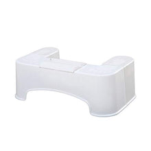 LZL Sgabello WC Multi-Funzione Antiscivolo Squatty Vatty Toilet Sgabello da Bagno Bagno Squat Aiuto Si Adatta a Tutti i Servizi igienici Vasino Tozzo (Color : White, Dimensione : Conventional)