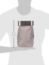blomus Portasciugamani per ospiti, in acciaio inox opaco, tortora, 16 x 15 x 25 cm