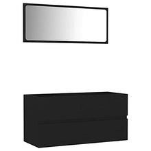 vidaXL Set Mobili da Bagno 2 pz Rovere Sonoma in Legno Multistrato