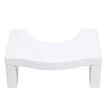 Zjcpow Poggiapiedi Ottomano Pieghevole Sgabello WC Vasino Sedia Plastica Antiscivolo Bagno Bianco Sit Sgabello Arredamento Soggiorno