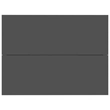 Tidyard 2pz Comodini Camera da Letto, Tavolini Lato Divano da Salotto Portaoggetti, Tavolino Divano per Soggiorno in Truciolato 40x30x30 cm Nero Lucido