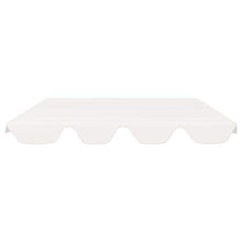 Tidyard Baldacchino di Ricambio per Dondolo da Giardino 226x186 cm Crema/Giallo/Arancione/Rosso Vino/Marrone/Bianco,Tetto per Dondolo da Giardino per Esterno