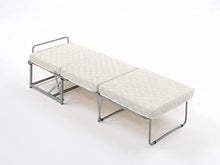 Ponti Divani - Sofia - Pouf Letto Singolo con Materasso in Poliuretano Espanso di Ottima qualità - Rete Robusta Italiana - Tessuto