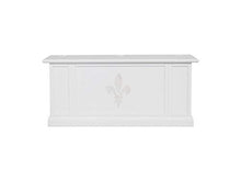 Homemania 1012_PF Cassapanca Alma, Bianco in Legno, 120 x 35 x 45 cm