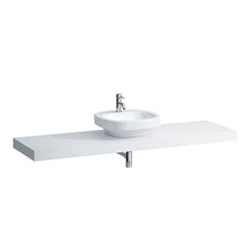 Laufen Case Piano lavabo, Foro Centrale, 80x1790x520, colorazione: Neve (Bianco Opaco) - H4051610754631