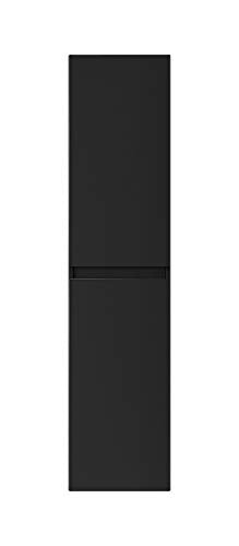 Badplaats B.V. Mobiletto del Bagno Avellino 170 cm Legno Nero a Destra - armadietto, mobili da Bagno, armadietto Laterale