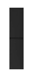 Badplaats B.V. Mobiletto del Bagno Avellino 170 cm Legno Nero a Destra - armadietto, mobili da Bagno, armadietto Laterale