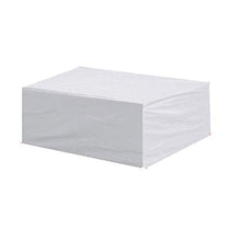 Fodere per mobili da giardino Rettangolari impermeabili 125x125x74cm, Fodere per mobili da esterno per esterni, Fodere per set di mobili da esterno, Anti-vento, anti-UV, resistenti allo sbiadimen