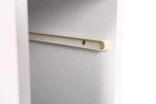 MAIMAITI Mobile Bagno Bianco con Ruote ，Ci Sono Due Piccoli cassetti，15 x 33 x 65 cm