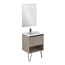 Amizuva Yoko Mobile da bagno, in legno, 60 cm, 3 pezzi