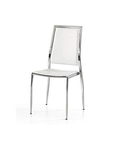 Lo Scrigno Arredamenti, Set 4 Sedie Moderne in Metallo Sedia Cucina Sala Soggiorno W618/M