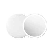 dhcsf Specchio per Il Trucco a LED con Lampada Portable Fill Light Mirror (Small) Dimellente Specchio per Il Trucco Portatile Piccolo Specchio Rotondo