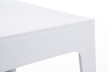 CLP Tavolo Giardino Design Box I Tavolo Lounge Impilabile in Polipropilene Idrofugo E Resistente Ai Raggi UV 70x50 CM, Colore:Nero