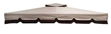 MICHELE SOGARI Telo Copertura Ricambio Beige Gazebo 3X3 Giardino Telo 3 X 3 Antivento
