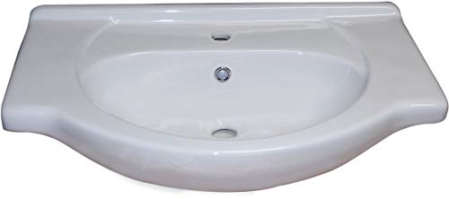 Consolle lavabo per mobili bianchi (cm 75)