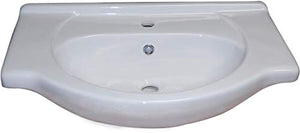 Consolle lavabo per mobili bianchi (cm 75)