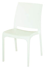 bica 300 Volga Sedie, White, 47x95x180 cm, Bianco, 46x54x80 cm, plastica