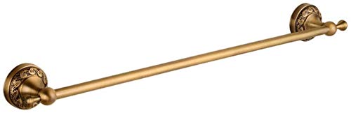KAISIMYS Portasciugamani Senza punzoni, portasciugamani da Bagno unipolare in Bronzo, portasciugamani da Parete per Bagno per Camera da Letto Cucina Ufficio-F 80 cm (31 Pollici)