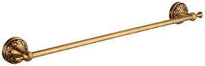 KAISIMYS Portasciugamani Senza punzoni, portasciugamani da Bagno unipolare in Bronzo, portasciugamani da Parete per Bagno per Camera da Letto Cucina Ufficio-F 80 cm (31 Pollici)