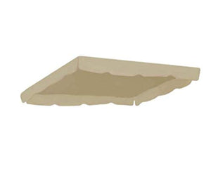 Copertura Superiore Impermeabile di Ricambio per Baldacchino Altalena per Giardino Cortile Sedia Altalena per Esterni Amaca Sedia Altalena Tendalino(Color:Bianca)