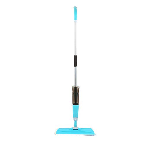 WAMSY Mop Mop per Uso Domestico Randello Piano Scopa Micro Fibra Spray Mop Vassoio Detergente per Pavimenti Spruzzo d'Acqua Testa Piatta Scopa Strumento di Pulizia della Casa