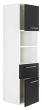Set di mobili da bagno SANTINI 100 (5 pezzi) nero satinato