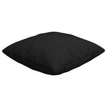 Buyounger Cuscini Decorativi 4 pz Neri 40x40 cm in Tessuto