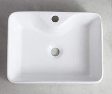 Lavabo da appoggio in ceramica, piccolo, ovale, colore bianco, 40,5 x 33 x 14,5 cm