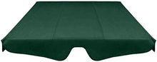 lyrlody- Tetto di Ricambio per Dondolo Verde Universale, tettuccio per Dondolo per Ricambio Tettuccio Parasole, in Poliestere con Rivestimento Impermeabile, 200 x 150 cm
