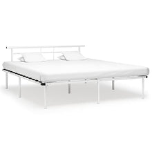vidaXL Giroletto Bianco in Metallo 200x200 cm