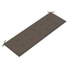 vidaXL Panca da Giardino con Cuscino Talpa 150 cm in Legno di Teak