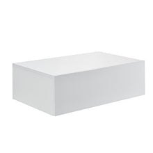 2 x Mensola da Parete con cassetto - Bianco Opaco - 46x30x15cm