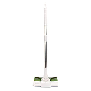 WAMSY Mop Scopa Elettrica Automatica in ABS Regolabile Spazzatrice Manuale A Spinta Scopa A 360 ° Scopa per Uso Domestico con Utensili Elettrici per La Pulizia