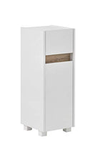 Schildmeyer Cosmo Armadio Centrale 146312, Legno ingegnerizzato, Bianco, 30,2 x 84,8 x 33 cm (BxHxT)