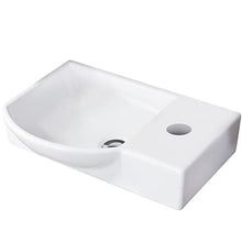 Fackelmann – Set di mobili da Bagno sceno Ospiti WC 3 Pezzi 45 cm Bianco Antracite con mobiletto da Bagno & Ceramica Bacino & LED Specchio Element