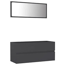 vidaXL Set Mobili da Bagno 2 pz Bianco e Rovere Sonoma in Truciolato