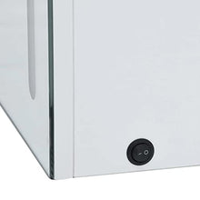vidaXL Armadietto Bagno con Specchio e Luci LED con Ante e Ripiani Interni Elegante Moderno Funzionale Mobiletto Pensile 50x13,5x60 cm MDF e Melamina