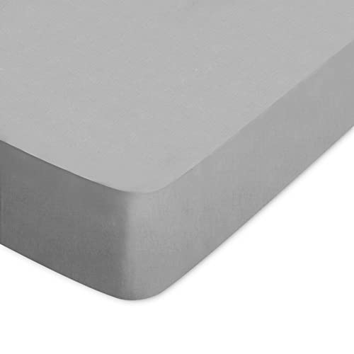 Linnea Coprimaterasso Cotone 120x210 - Alluminio