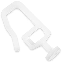 120 Cursori per Tende, 8 x Staffe Intermedie, Accessori Tende, Cursore a Testa Tonda da 7mm per Binari Con Larghezza di Scorrimento da 3-4mm e Camera di Scorrimento da 8x3mm, Sufficienti per 4 Tende