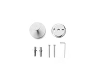 Ambrosya® | Scaldasalviette Esclusivo in Acciaio Inox | Asciugamano Gancio Appendiabiti (Acciaio Inossidabile (Spazzolato))