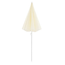 casa.pro] Ombrellone Moderno Parasole Protezione Color Crema Ø x A 140 x 164 m