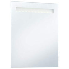 Tidyard Specchio da Parete Rettangolare a LED per Bagno 50x60 cm,Specchio a Muro Bagno,Specchio da Bagno,Specchio Bagno Parete,Specchio da Parete con Luce LED