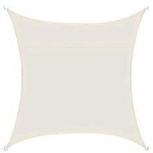 TRITTHOCKER 3 * 3, Tenda a Vela, Impermeabile Panno dello Schermo di Oxford, Adatto per Esterno Cortile Cortile terrazza con Giardino di Sabbia baldacchino,Beige