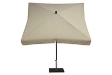 Maffei Art 115Q ombrellone Quadrato cm 200x200, Tessuto Poliestere. Made in Italy. Colore Ecru