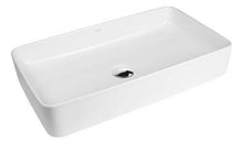 Oltens Solberg 40818000 - Lavabo da appoggio rettangolare con rivestimento SmartClean, 62 x 41,5 cm, colore: Bianco