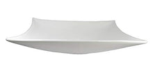 1 lavabo in ceramica ovale rettangolare grande 56,5 cm L x 38 cm B