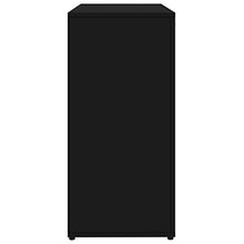 XHCP Credenza, Comodino, Comodino, cassettiera per la casa Soggiorno Camera da Letto Bianco Lucido 80x36x75 cm truciolare