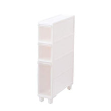 TXXM fabbricazione Cassettiera Cucitura armadio cassetto di stoccaggio slot armadio bagno cucina rack di stoccaggio (Colore: Bianco, Dimensioni: A)