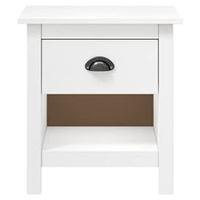 vidaXL Comodino Hill Range 46x35x49,5 cm in Legno Massello di Pino